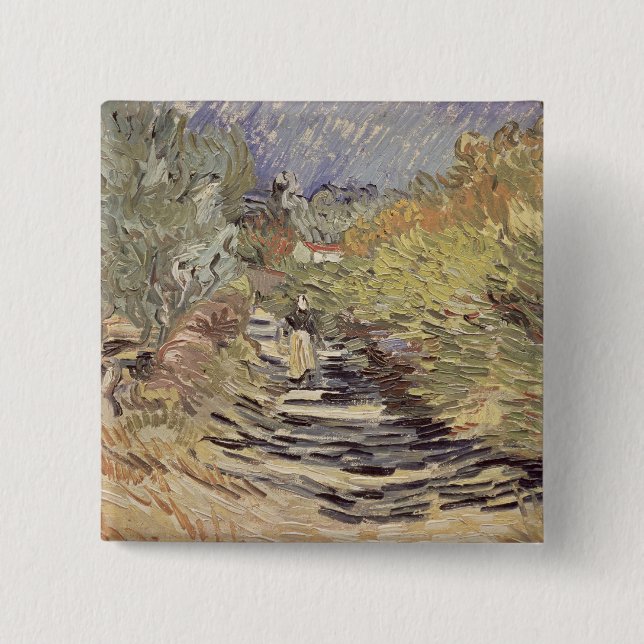 Vincent Van Gogh | en väg i St. Remy Knapp (Framsida)