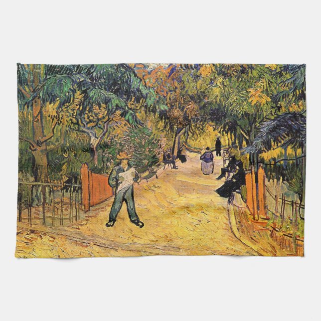 Vincent van Gogh - Entrance to Public Park, Arles Kökshandduk (Horisontell)