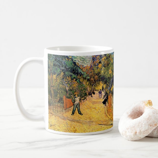 Vincent van Gogh - Entré till allmän park, Arles Kaffemugg (Med munk)