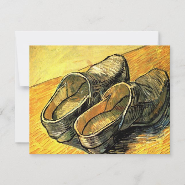 Vincent van Gogh - Ett par lädertraskor (Framsida)