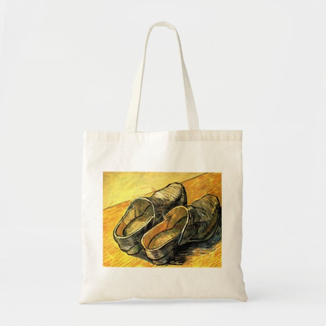 Vincent van Gogh - Ett par lädertraskor Tygkasse (Framsidan)