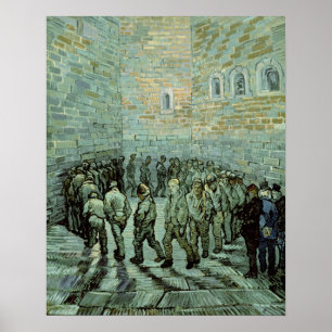 Vincent van Gogh   Exercise Yard Poster