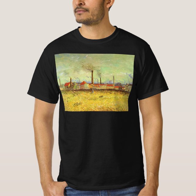 Vincent van Gogh - Fabriker i Asnieres Tee (Framsida)