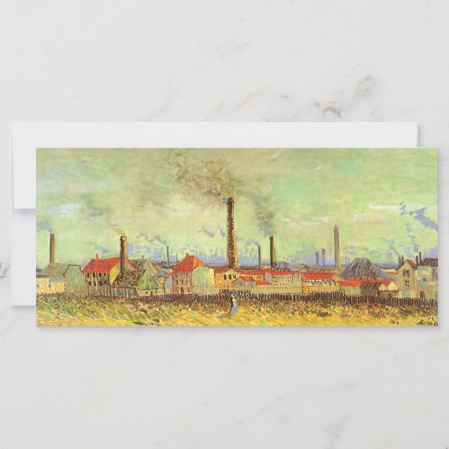 Vincent van Gogh - Fabriker vid Asnières (Framsida)