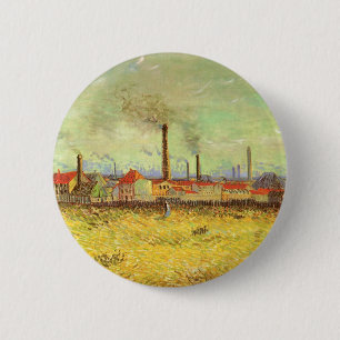 Vincent van Gogh - Fabriker vid Asnières Knapp
