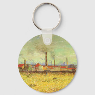 Vincent van Gogh - Fabriker vid Asnières Nyckelring