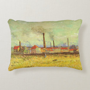 Vincent van Gogh - Fabriker vid Asnières Prydnadskudde
