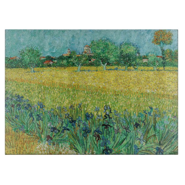 Vincent van Gogh - Fält med Irises nära Arles (Framsidan)