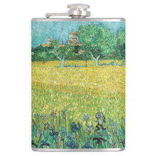 Vincent van Gogh - Fält med Irises nära Arles Fickplunta