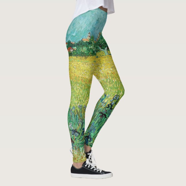 Vincent van Gogh - Fält med Irises nära Arles Leggings (Höger)