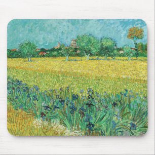 Vincent van Gogh - Fält med Irises nära Arles Musmatta