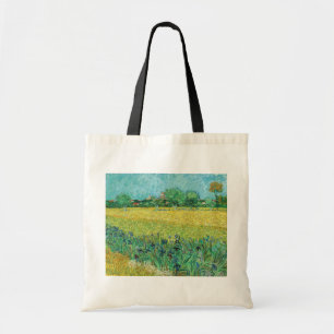 Vincent van Gogh - Fält med Irises nära Arles Tygkasse