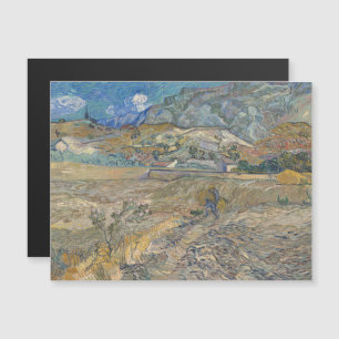 Vincent Van Gogh, Fält med Peasant Magnetisk Inbjudningskort
