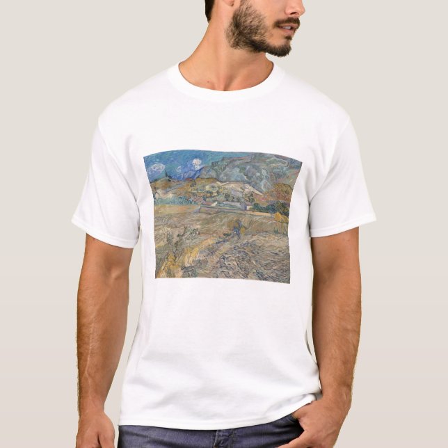 Vincent Van Gogh, Fält med Peasant T Shirt (Framsida)