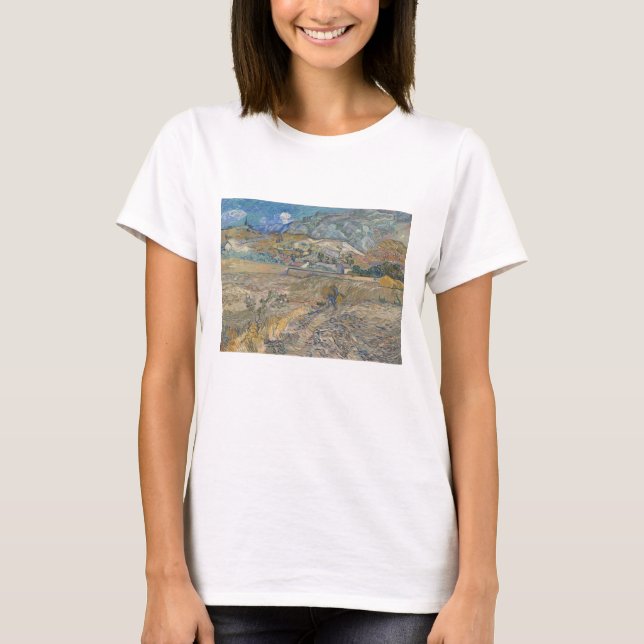 Vincent Van Gogh, Fält med Peasant T Shirt (Framsida)
