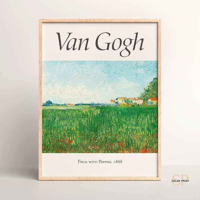 Vincent van Gogh Fält med Poppies Art Print Poster (Skapare uppladdad)