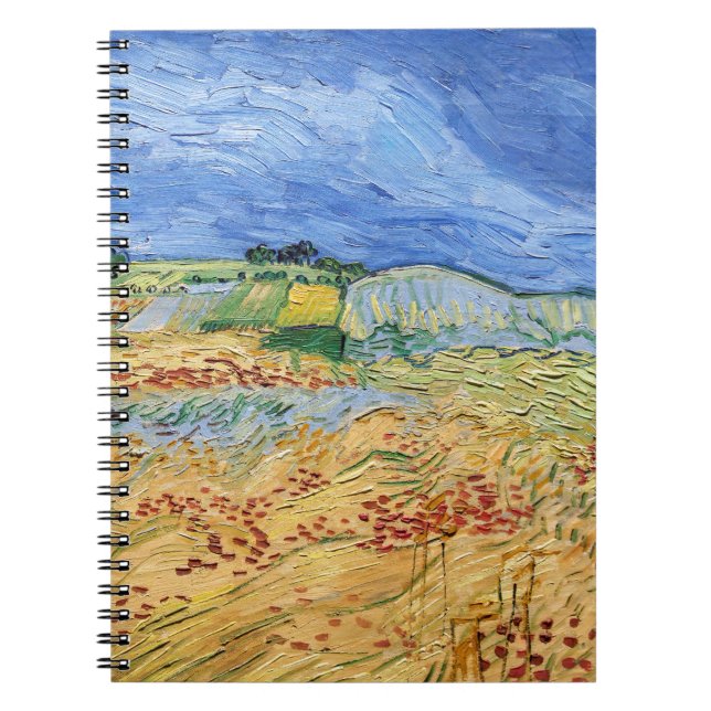 Vincent van Gogh - fält / Plain at Auvers Anteckningsbok (Framsidan)