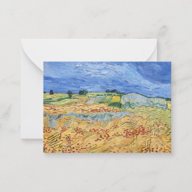 Vincent van Gogh - fält / Plain at Auvers Anteckningskort (Framsida)