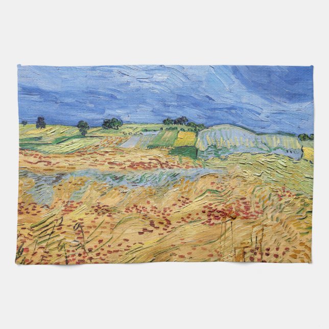 Vincent van Gogh - fält / Plain at Auvers Kökshandduk (Horisontell)
