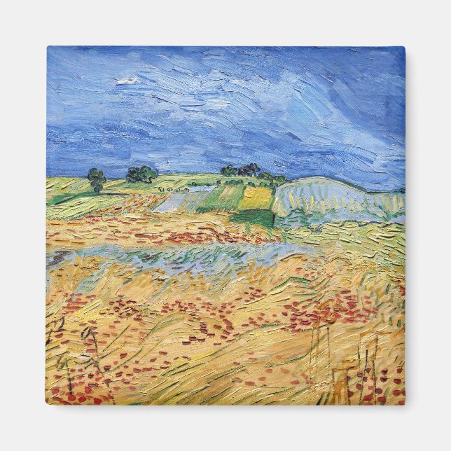 Vincent van Gogh - fält / Plain at Auvers Magnet (Framsidan)