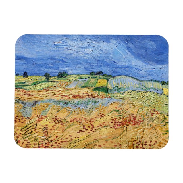 Vincent van Gogh - fält / Plain at Auvers Magnet (Horisontell)