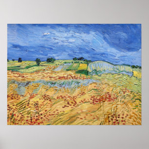 Vincent van Gogh - fält / Plain at Auvers Poster