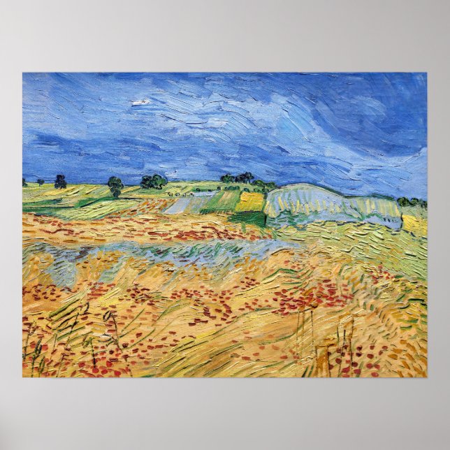 Vincent van Gogh - fält / Plain at Auvers Poster (Framsidan)