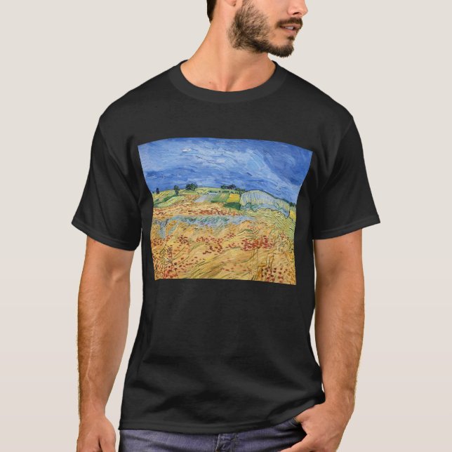 Vincent van Gogh - fält / Plain at Auvers T Shirt (Framsida)