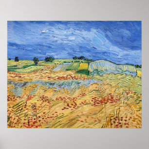 Vincent van Gogh - Fälten / Slätten vid Auvers Poster