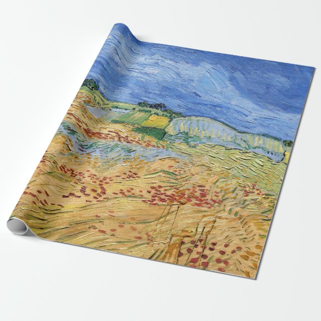 Vincent van Gogh - Fälten / Spannmålsfält Presentpapper (Utrullad)