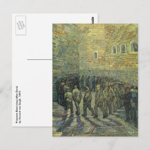 Vincent van Gogh - Fångar på promenad Vykort