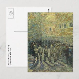 Vincent van Gogh - Fångar på promenad Vykort