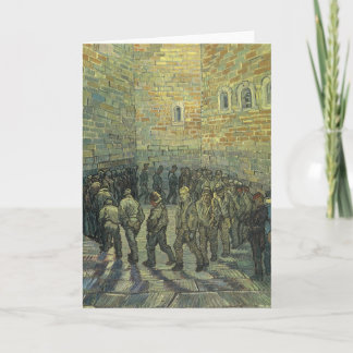 Vincent van Gogh - Fångar som utövar sin verksamhe Kort