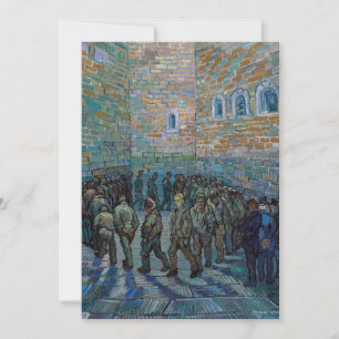 Vincent van Gogh - FängelseCourtyard Inbjudningar