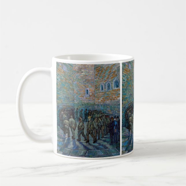 Vincent van Gogh - FängelseCourtyard Kaffemugg (Vänster)