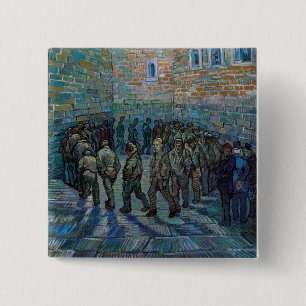 Vincent van Gogh - FängelseCourtyard Knapp