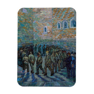 Vincent van Gogh - FängelseCourtyard Magnet