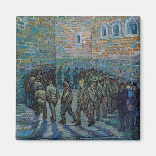 Vincent van Gogh - FängelseCourtyard Magnet