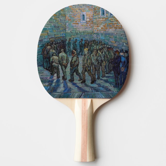 Vincent van Gogh - FängelseCourtyard Pingisracket (Framsidan)