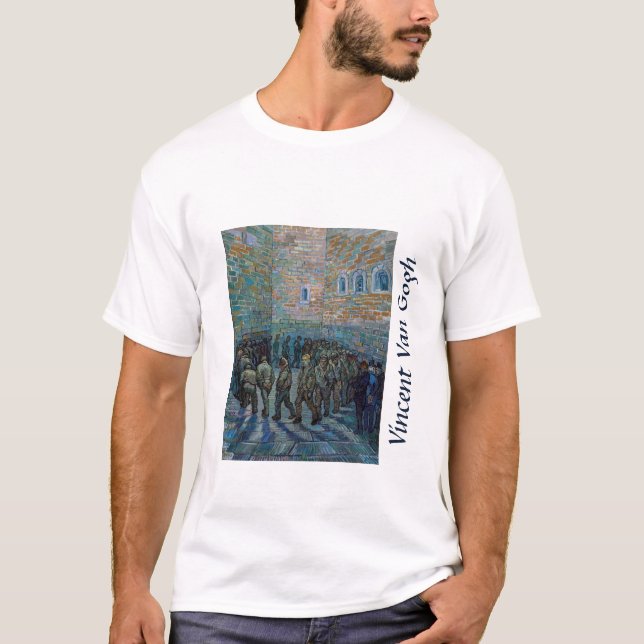 Vincent van Gogh - FängelseCourtyard T Shirt (Framsida)