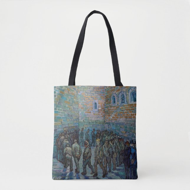 Vincent van Gogh - FängelseCourtyard Tygkasse (Framsida)