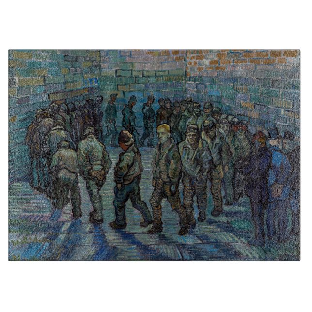 Vincent van Gogh - Fängelsets gårdsplan (Framsidan)