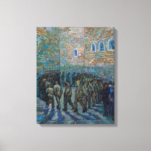 Vincent van Gogh - Fängelsets gårdsplan Canvastryck