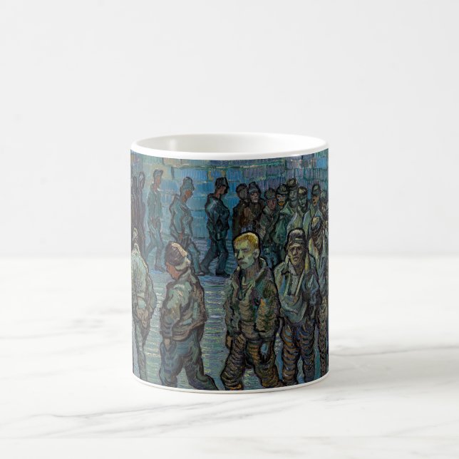 Vincent van Gogh - Fängelsets gårdsplan Kaffemugg (Center)