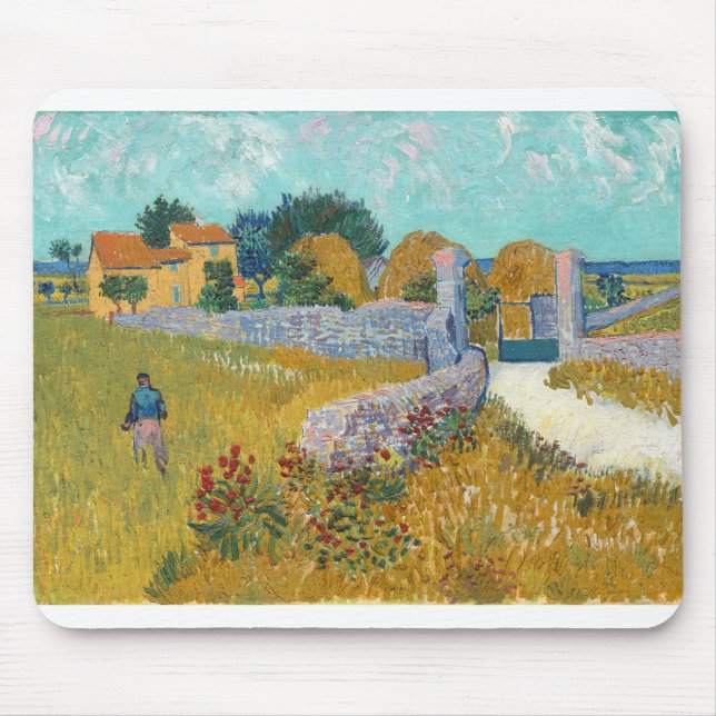 Vincent van Gogh Farmhouse i Provence, 1888 Musmatta (Framsidan)
