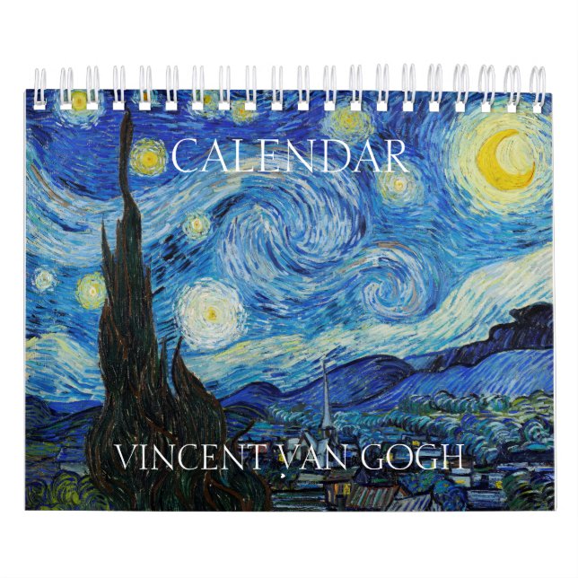 VINCENT VAN GOGH FINE ART CALENDAR KALENDER (Omslag)