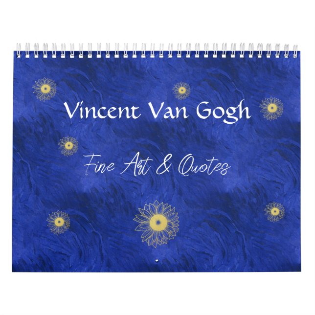 Vincent Van Gogh Fine Art & Citat Kalender (Omslag)