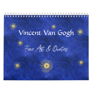 Vincent Van Gogh Fine Art & Citat Kalender