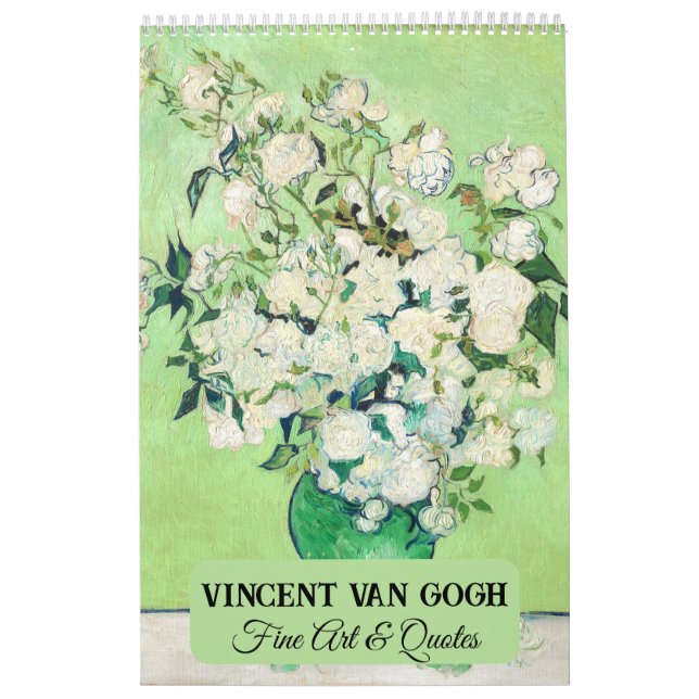 Vincent Van Gogh Fine Art & Citat Kalender (Omslag)