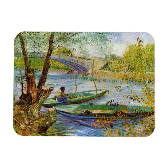 Vincent Van Gogh, fiske i Vår Magnet (Horisontell)